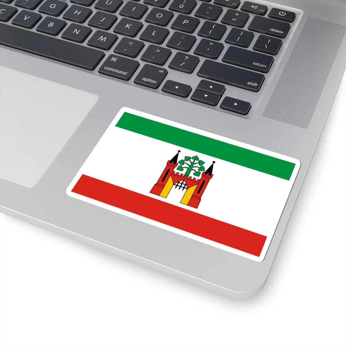 POL Lipno flag (Poland) STICKER Vinyl Kiss-Cut Decal - The Sticker Space