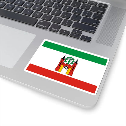 POL Lipno flag (Poland) STICKER Vinyl Kiss-Cut Decal - The Sticker Space