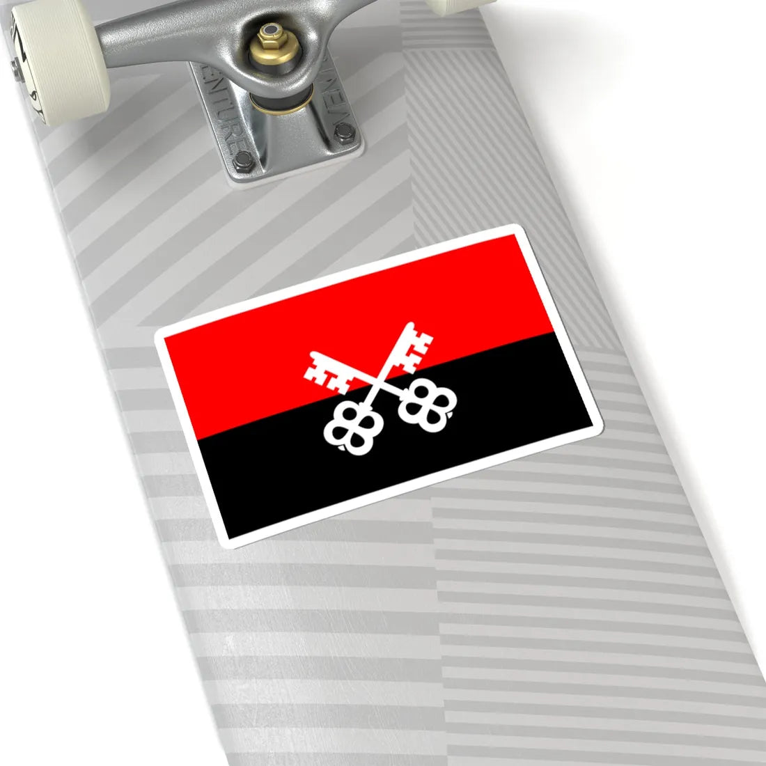 POL Luban flag (Poland) STICKER Vinyl Kiss-Cut Decal - The Sticker Space