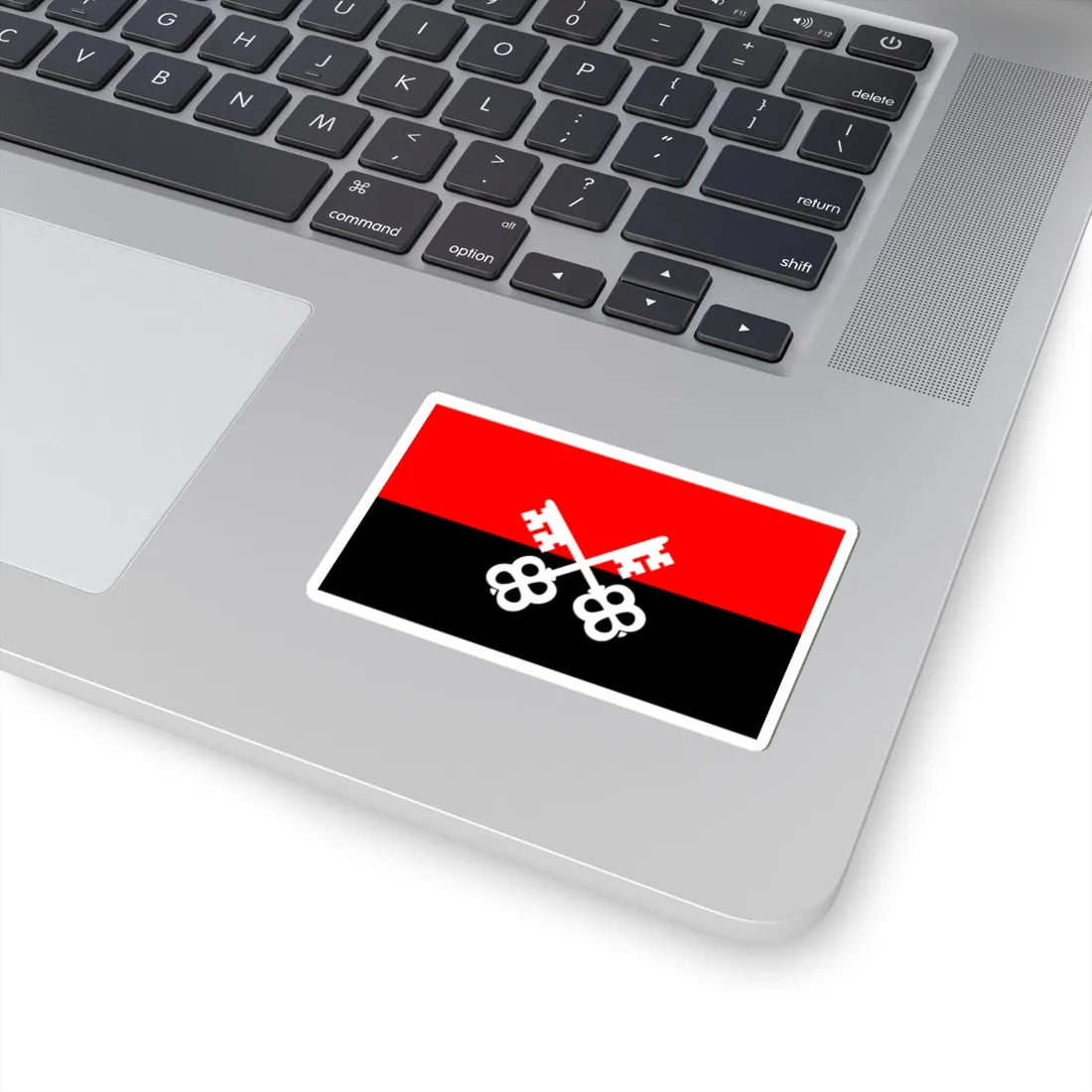 POL Luban flag (Poland) STICKER Vinyl Kiss-Cut Decal - The Sticker Space