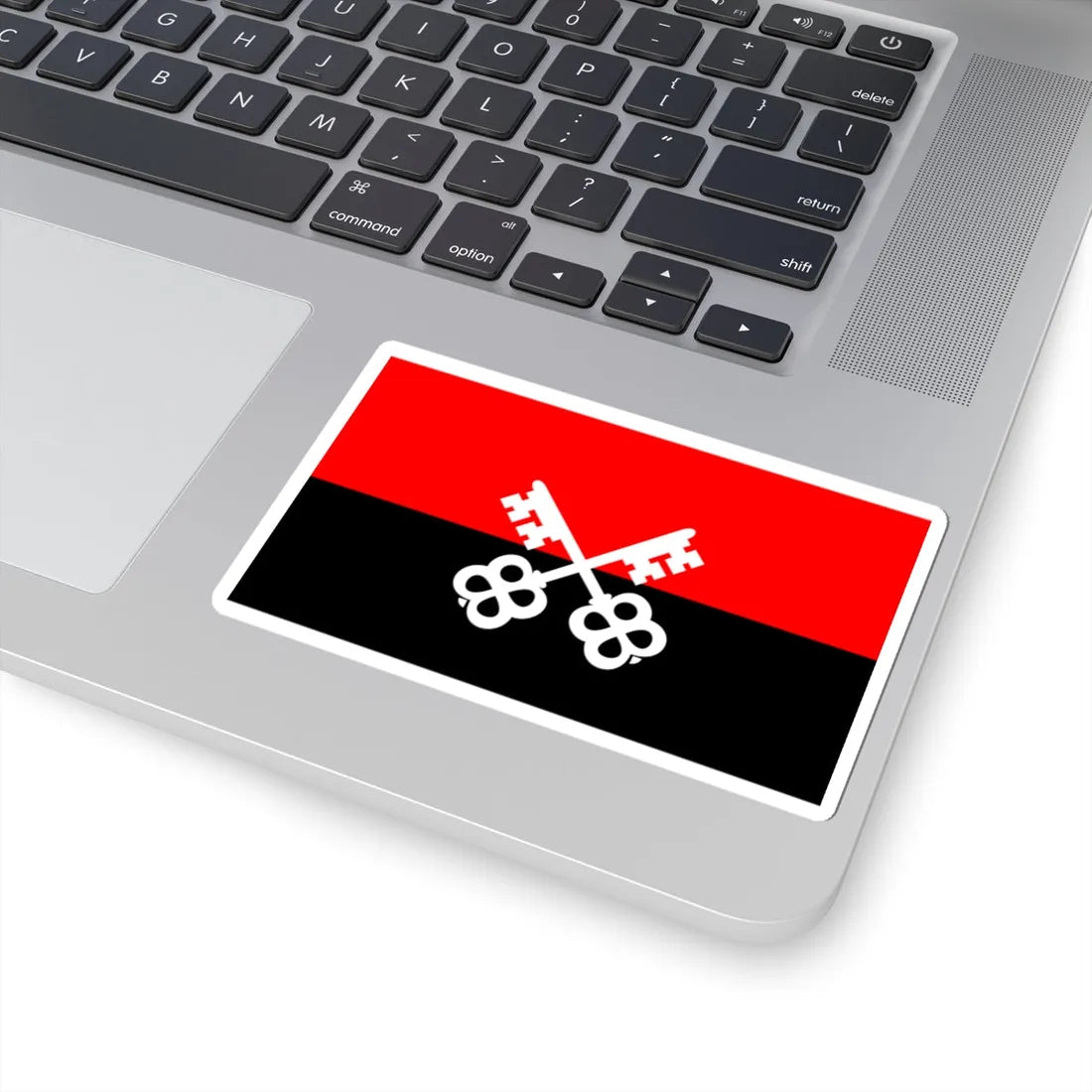 POL Luban flag (Poland) STICKER Vinyl Kiss-Cut Decal - The Sticker Space