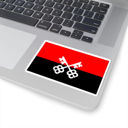 POL Luban flag (Poland) STICKER Vinyl Kiss-Cut Decal - The Sticker Space