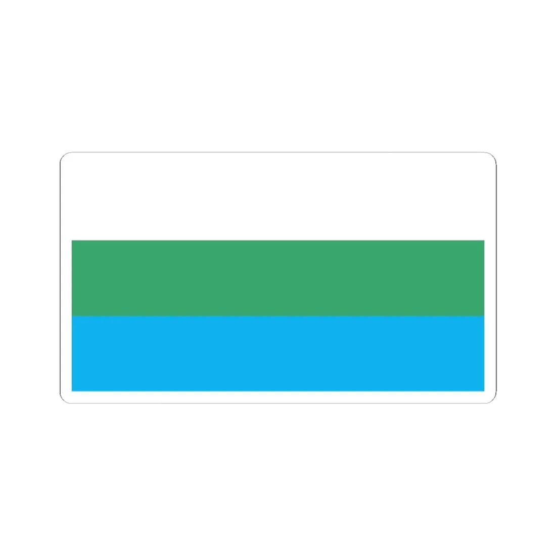 POL Lubawka flag (Poland) STICKER Vinyl Kiss-Cut Decal 6 Inch White - The Sticker Space