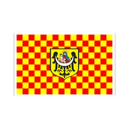 POL Lubin ensign (Poland) STICKER Vinyl Kiss-Cut Decal 2 Inch White - The Sticker Space