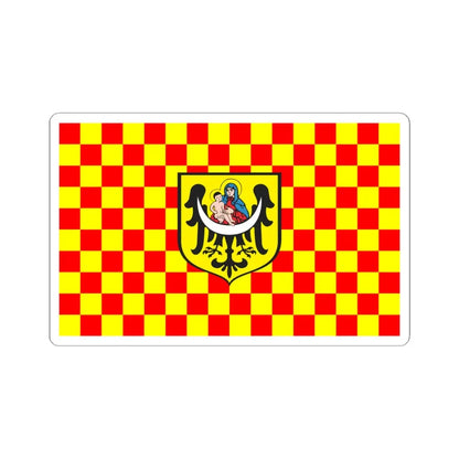 POL Lubin ensign (Poland) STICKER Vinyl Kiss-Cut Decal 6 Inch White - The Sticker Space