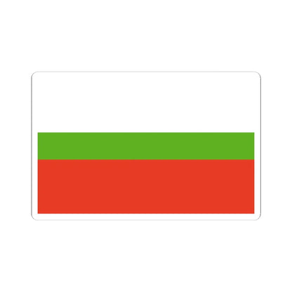POL Lublin flag (Poland) STICKER Vinyl Kiss-Cut Decal 4 Inch White - The Sticker Space