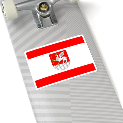 POL Lubycza Krolewska flag (Poland) STICKER Vinyl Kiss-Cut Decal - The Sticker Space