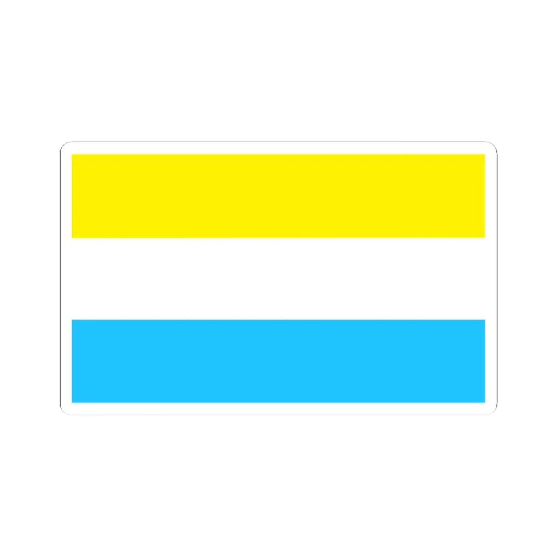 POL Lwowek Slaski flag (Poland) STICKER Vinyl Kiss-Cut Decal 2 Inch White - The Sticker Space