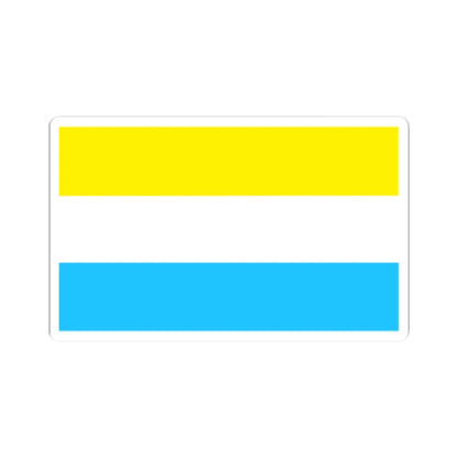 POL Lwowek Slaski flag (Poland) STICKER Vinyl Kiss-Cut Decal 2 Inch White - The Sticker Space