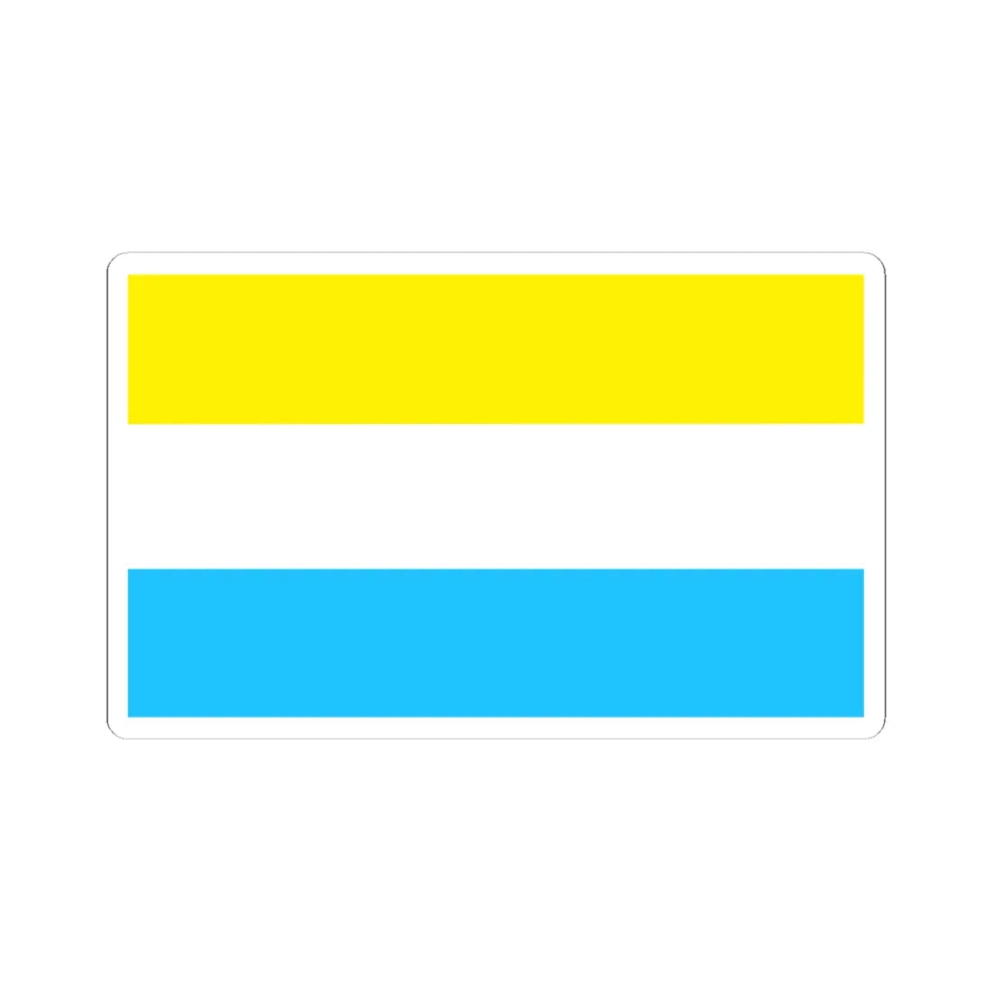 POL Lwowek Slaski flag (Poland) STICKER Vinyl Kiss-Cut Decal 4 Inch White - The Sticker Space