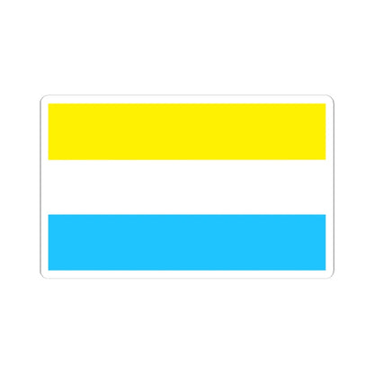 POL Lwowek Slaski flag (Poland) STICKER Vinyl Kiss-Cut Decal 4 Inch White - The Sticker Space