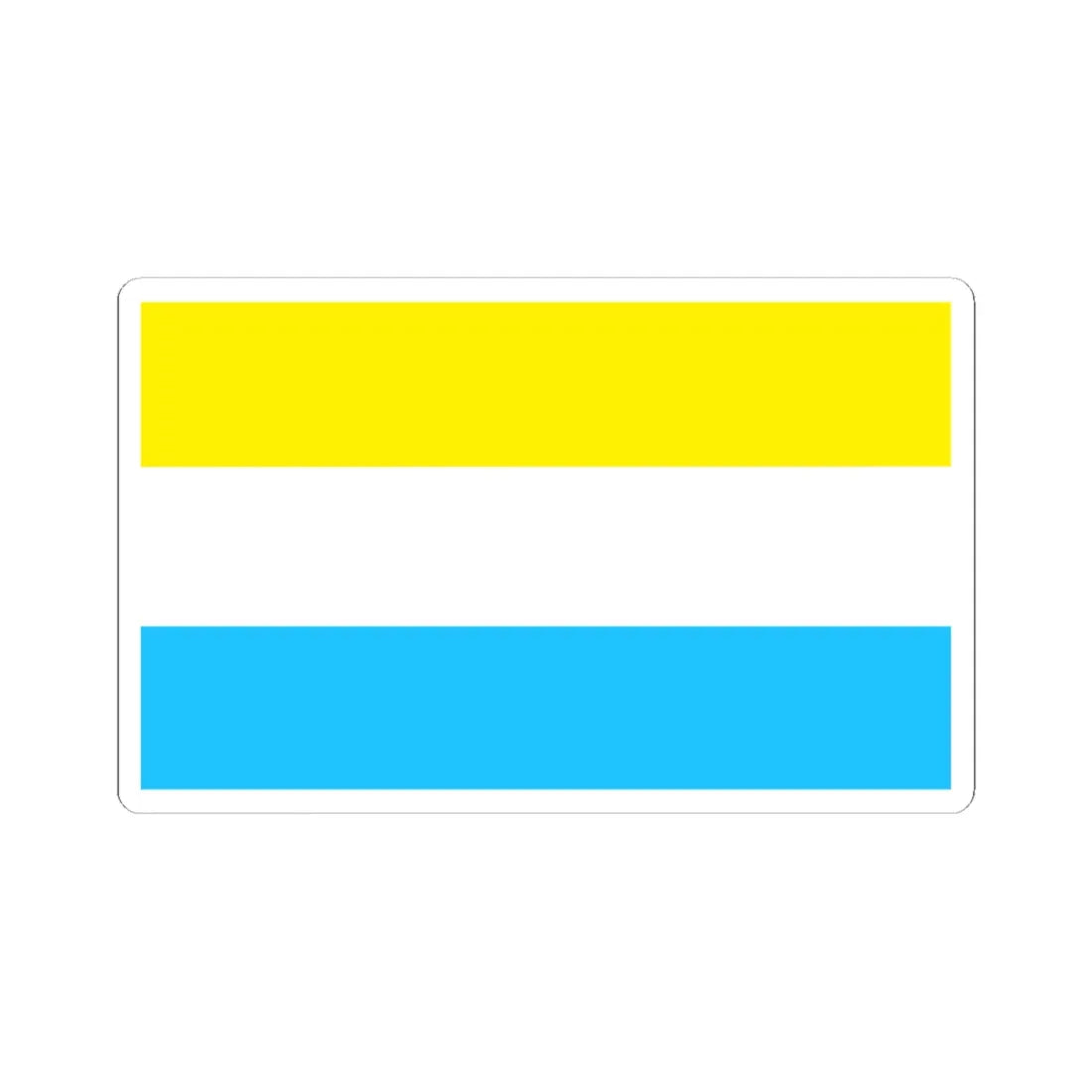 POL Lwowek Slaski flag (Poland) STICKER Vinyl Kiss-Cut Decal 6 Inch White - The Sticker Space