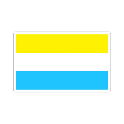 POL Lwowek Slaski flag (Poland) STICKER Vinyl Kiss-Cut Decal 6 Inch White - The Sticker Space