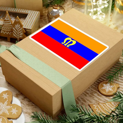 POL Mielec flag (Poland) STICKER Vinyl Kiss-Cut Decal - The Sticker Space