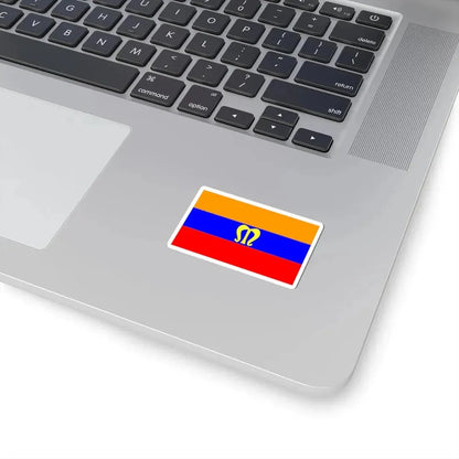 POL Mielec flag (Poland) STICKER Vinyl Kiss-Cut Decal - The Sticker Space