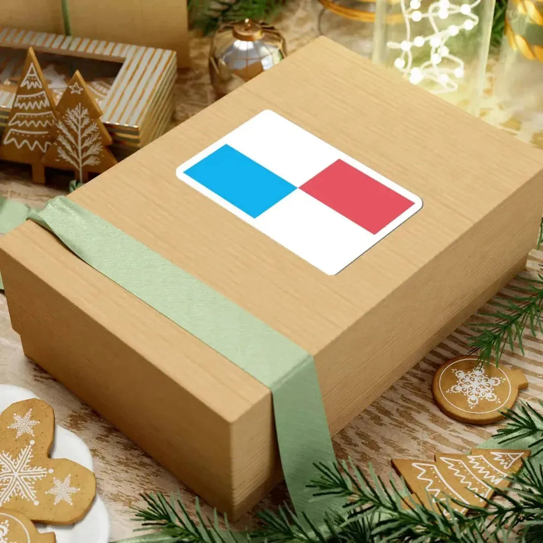 POL Mikołajki flag (Poland) STICKER Vinyl Kiss-Cut Decal - The Sticker Space