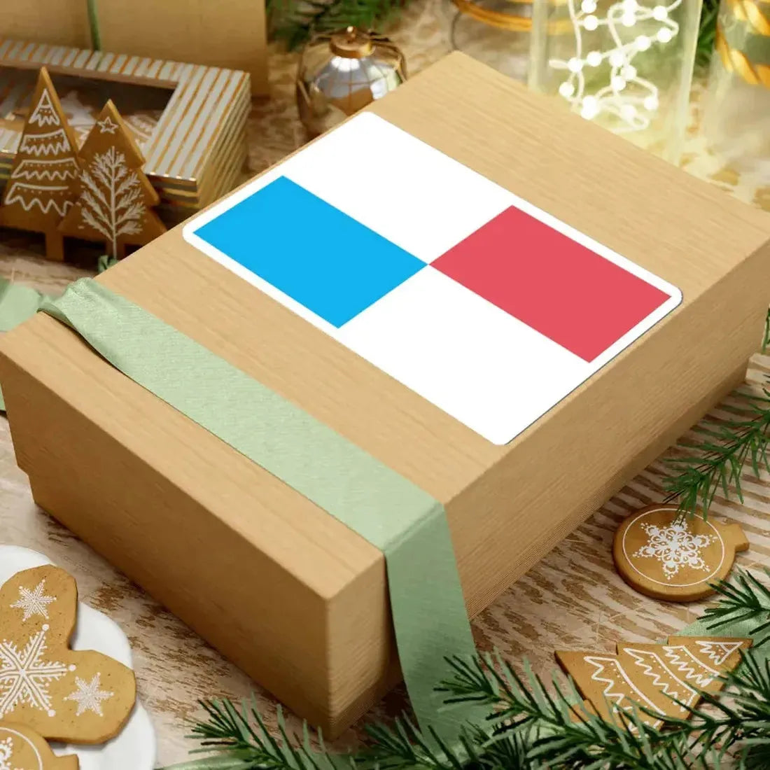 POL Mikołajki flag (Poland) STICKER Vinyl Kiss-Cut Decal - The Sticker Space