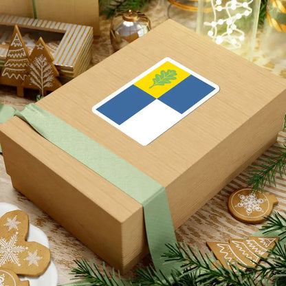 POL Milanowek flag (Poland) STICKER Vinyl Kiss-Cut Decal - The Sticker Space