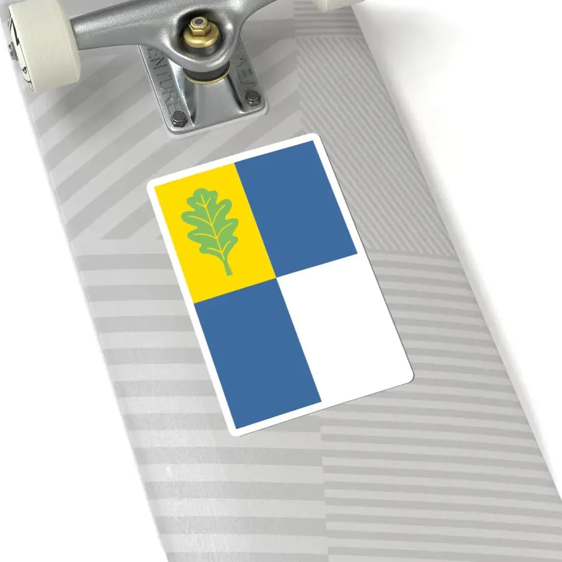 POL Milanowek flag (Poland) STICKER Vinyl Kiss-Cut Decal - The Sticker Space