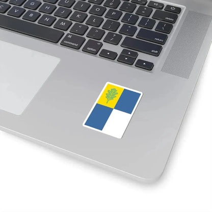 POL Milanowek flag (Poland) STICKER Vinyl Kiss-Cut Decal - The Sticker Space