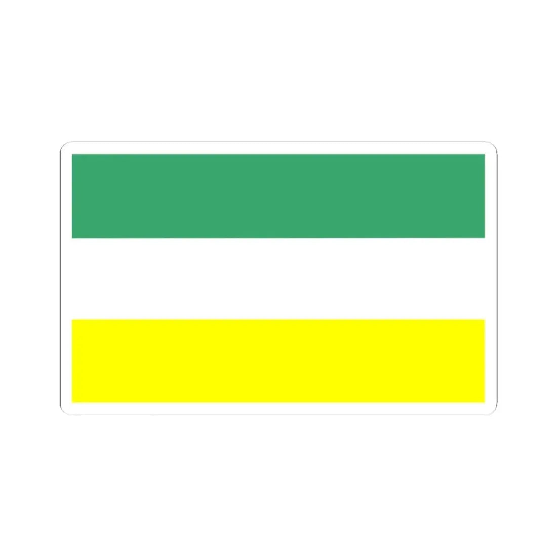 POL Milicz flag (Poland) STICKER Vinyl Kiss-Cut Decal 2 Inch White - The Sticker Space