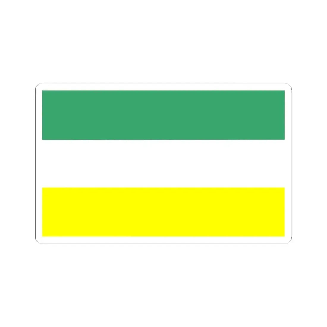 POL Milicz flag (Poland) STICKER Vinyl Kiss-Cut Decal 3 Inch White - The Sticker Space