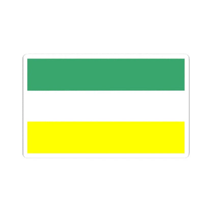 POL Milicz flag (Poland) STICKER Vinyl Kiss-Cut Decal 3 Inch White - The Sticker Space