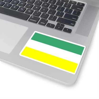 POL Milicz flag (Poland) STICKER Vinyl Kiss-Cut Decal - The Sticker Space