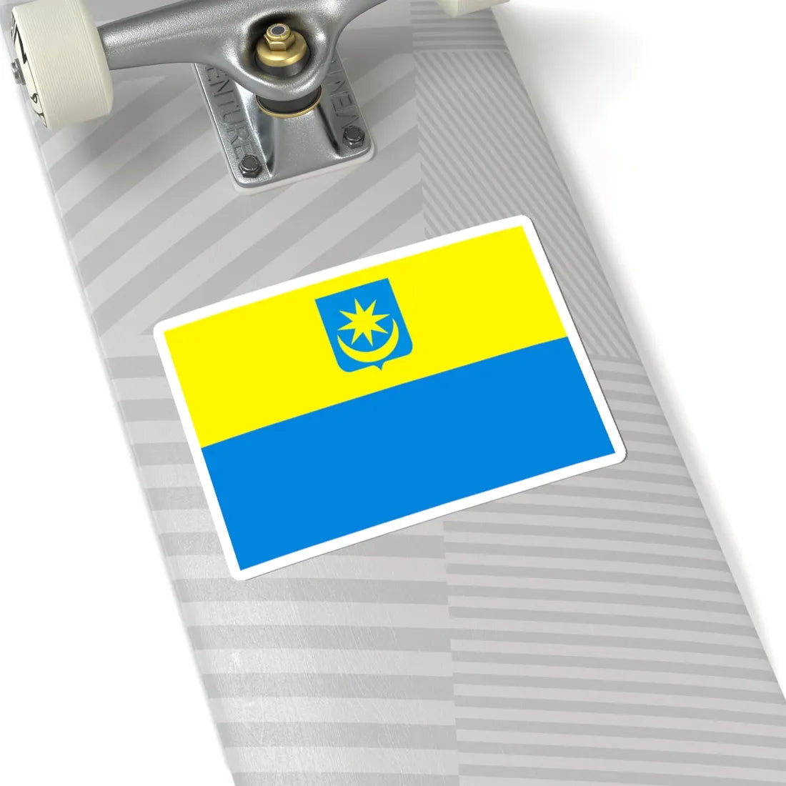 POL Minsk Mazowiecki flag (Poland) STICKER Vinyl Kiss-Cut Decal - The Sticker Space