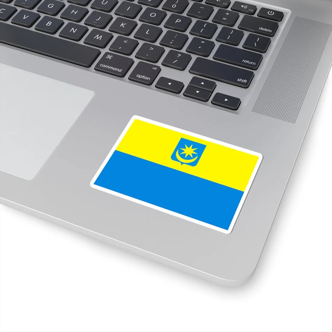 POL Minsk Mazowiecki flag (Poland) STICKER Vinyl Kiss-Cut Decal - The Sticker Space