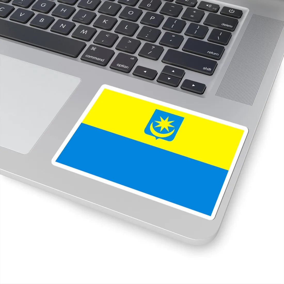 POL Minsk Mazowiecki flag (Poland) STICKER Vinyl Kiss-Cut Decal - The Sticker Space