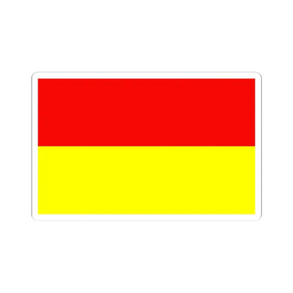 POL Monki flag (Poland) STICKER Vinyl Kiss-Cut Decal 3 Inch White - The Sticker Space