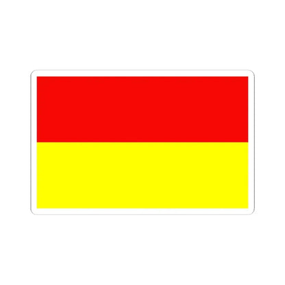 POL Monki flag (Poland) STICKER Vinyl Kiss-Cut Decal 4 Inch White - The Sticker Space