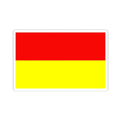 POL Monki flag (Poland) STICKER Vinyl Kiss-Cut Decal 6 Inch White - The Sticker Space