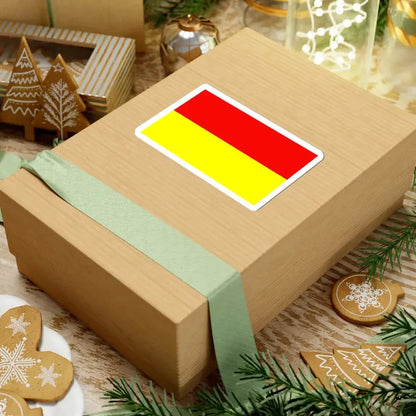 POL Monki flag (Poland) STICKER Vinyl Kiss-Cut Decal - The Sticker Space