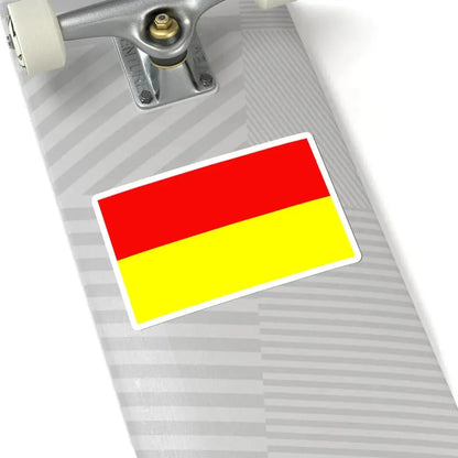 POL Monki flag (Poland) STICKER Vinyl Kiss-Cut Decal - The Sticker Space