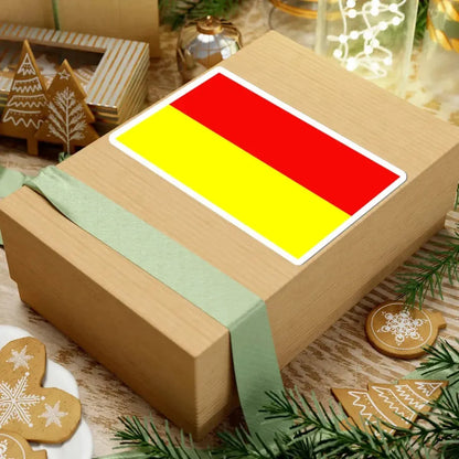 POL Monki flag (Poland) STICKER Vinyl Kiss-Cut Decal - The Sticker Space