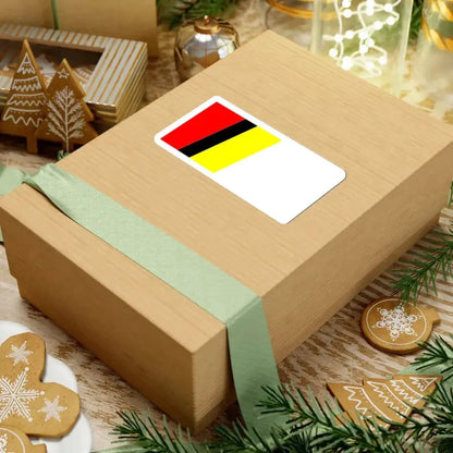 POL Namysłow flag (Poland) STICKER Vinyl Kiss-Cut Decal - The Sticker Space