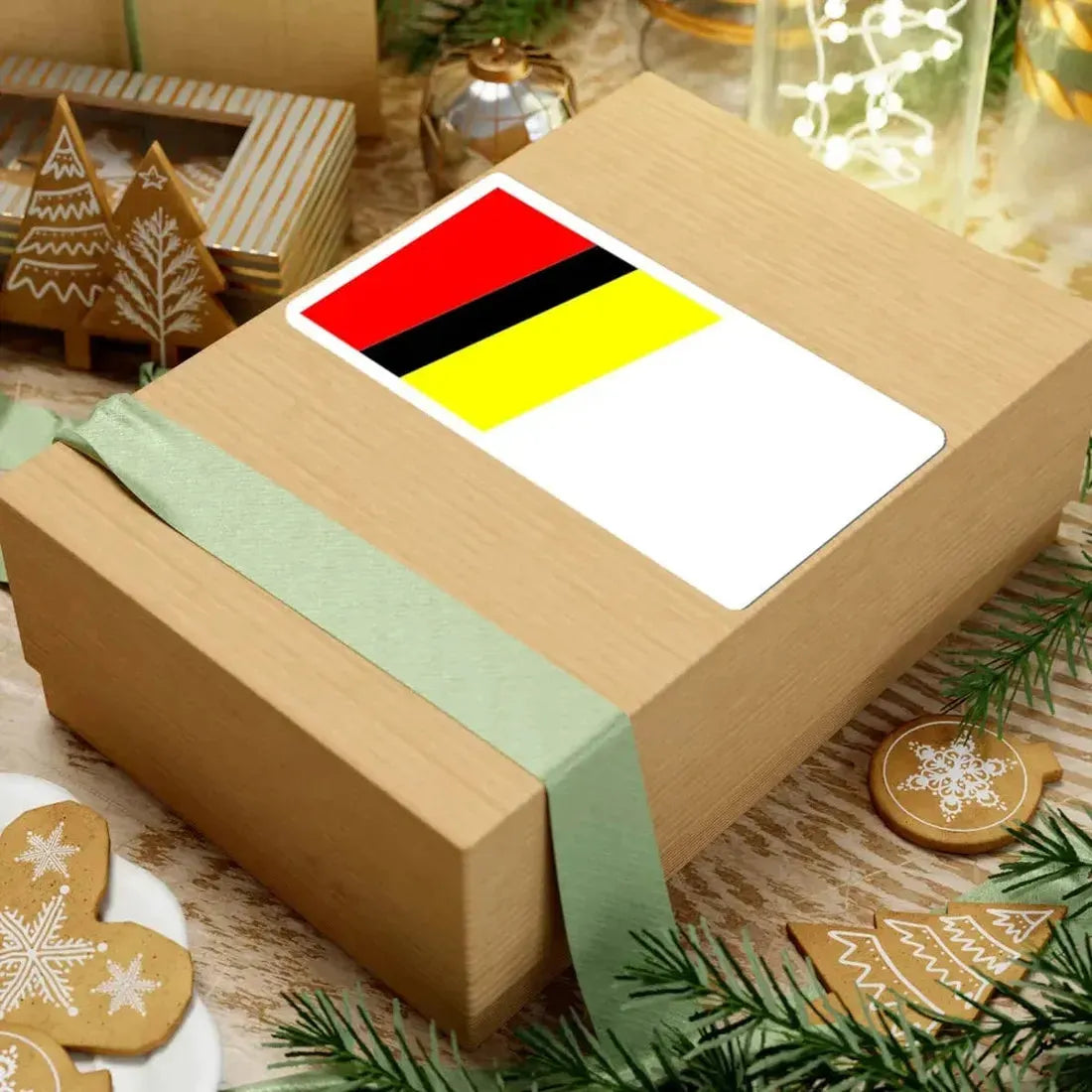 POL Namysłow flag (Poland) STICKER Vinyl Kiss-Cut Decal - The Sticker Space