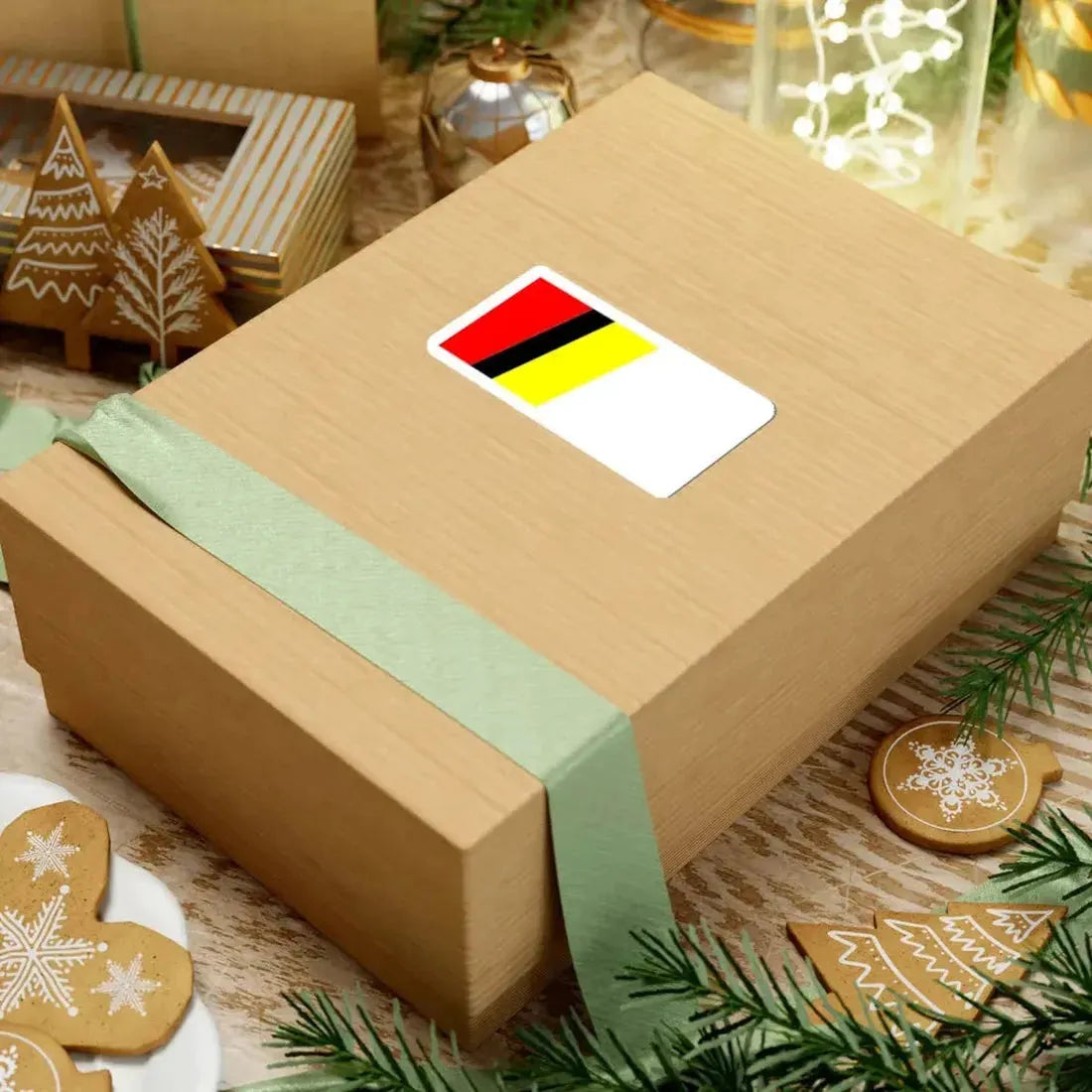 POL Namysłow flag (Poland) STICKER Vinyl Kiss-Cut Decal - The Sticker Space