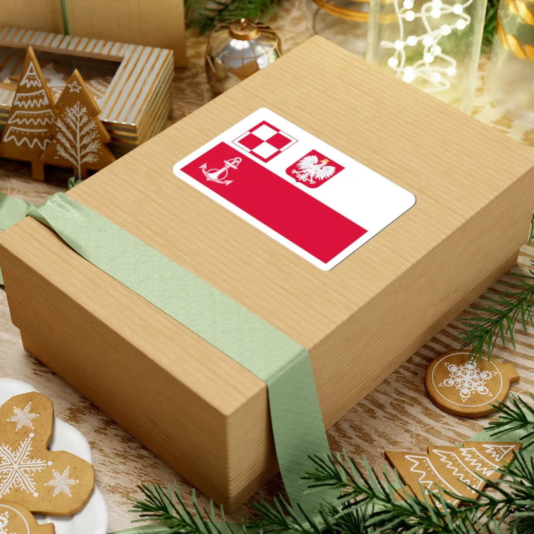 POL navy airfields flag IIIRP (Poland) STICKER Vinyl Kiss-Cut Decal - The Sticker Space