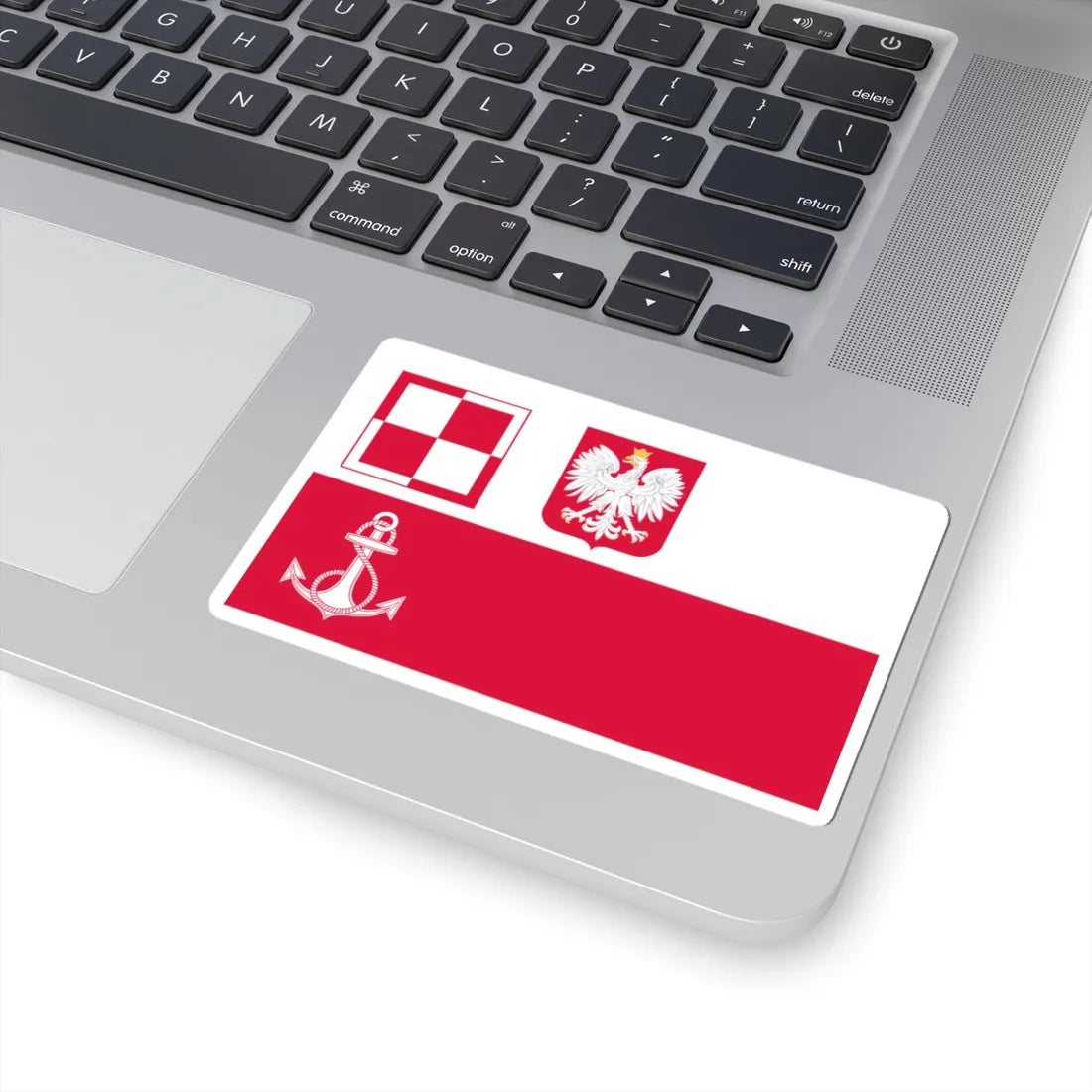 POL navy airfields flag IIIRP (Poland) STICKER Vinyl Kiss-Cut Decal - The Sticker Space
