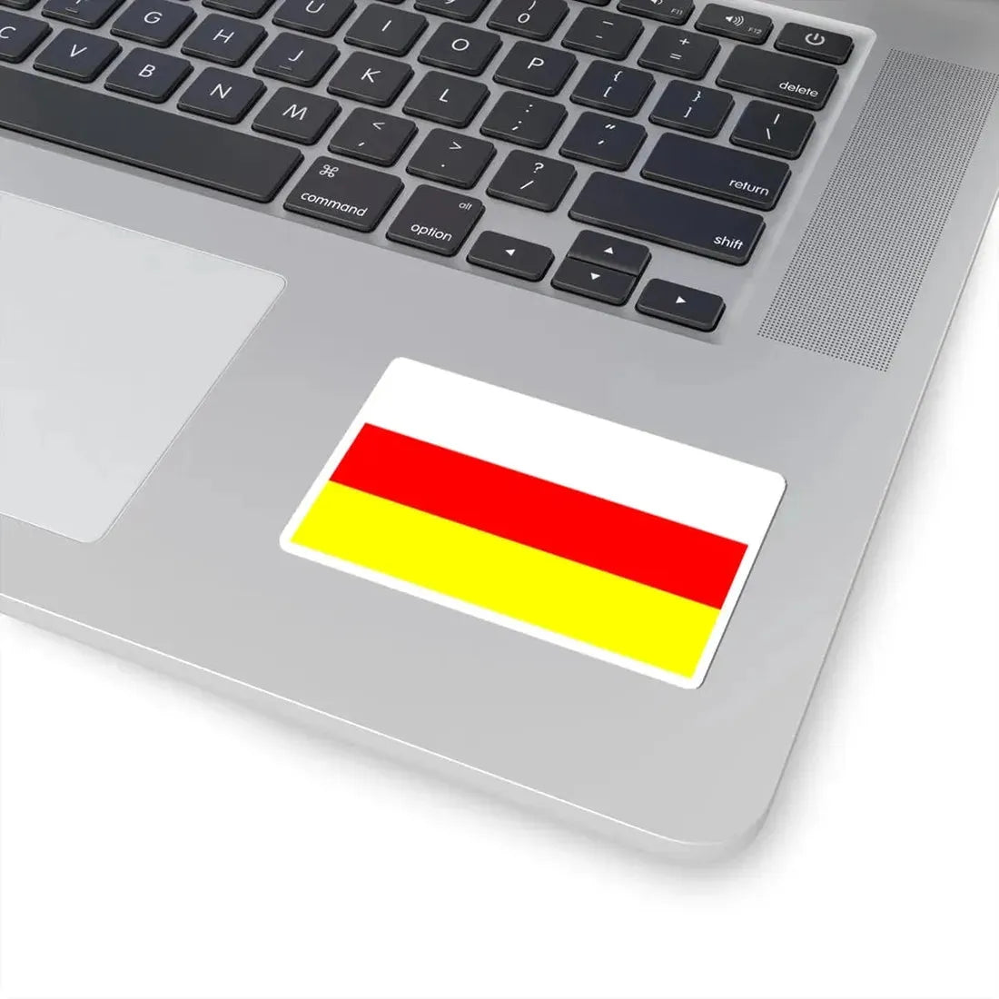 POL Ostrzeszow flag (Poland) STICKER Vinyl Kiss-Cut Decal - The Sticker Space
