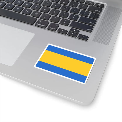 POL Piekary Slaskie flag (Poland) STICKER Vinyl Kiss-Cut Decal - The Sticker Space