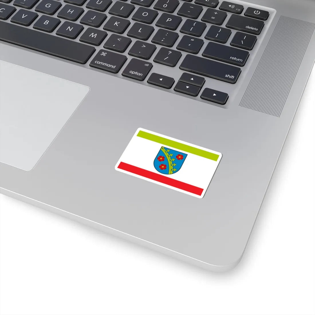 POL Piotrkow Kujawski flag (Poland) STICKER Vinyl Kiss-Cut Decal - The Sticker Space