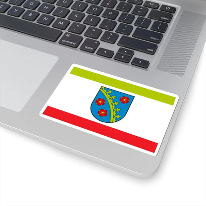 POL Piotrkow Kujawski flag (Poland) STICKER Vinyl Kiss-Cut Decal - The Sticker Space