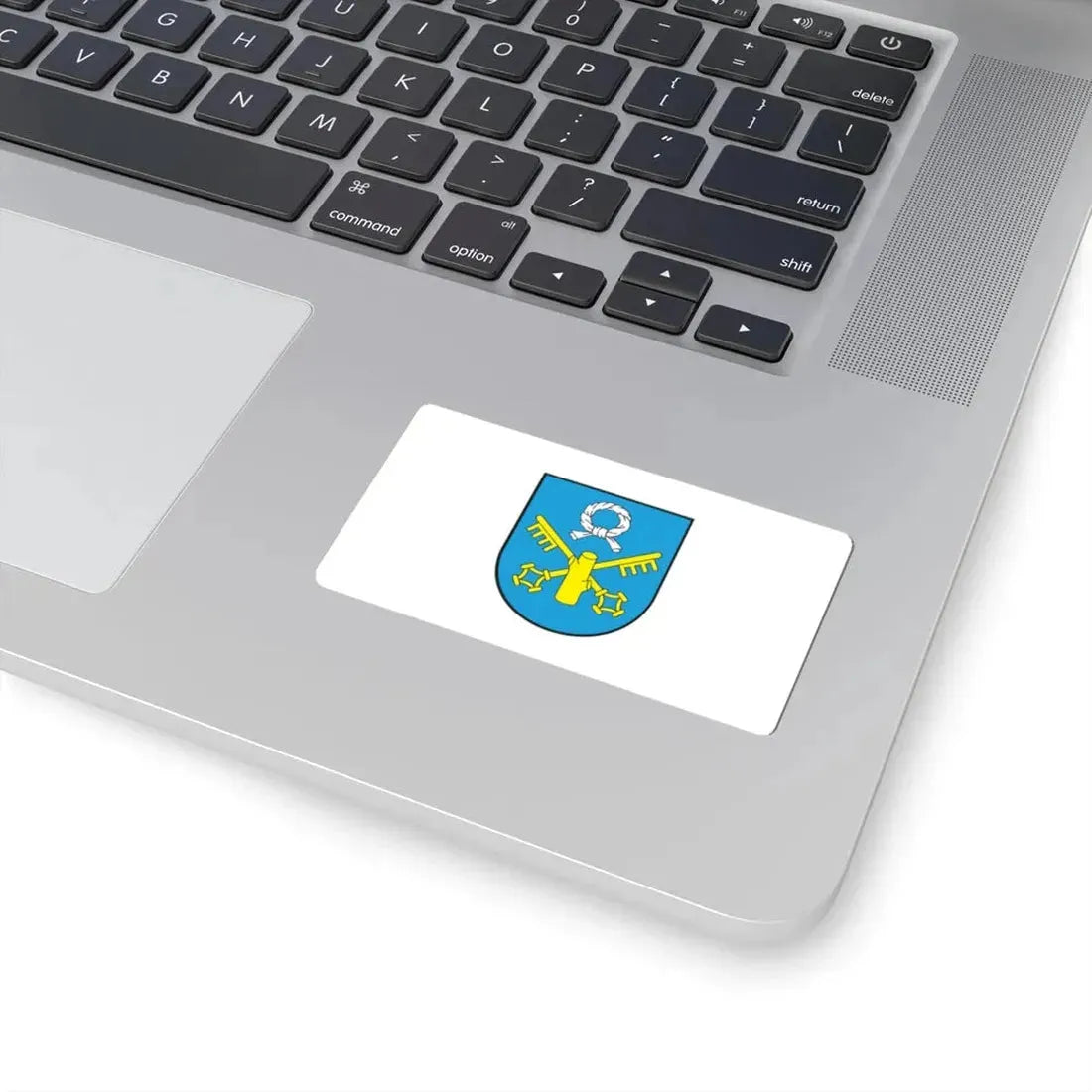 POL Pniewy flag (Poland) STICKER Vinyl Kiss-Cut Decal - The Sticker Space