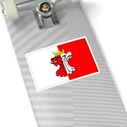 POL powiat aleksandrowski flag (Poland) STICKER Vinyl Kiss-Cut Decal - The Sticker Space