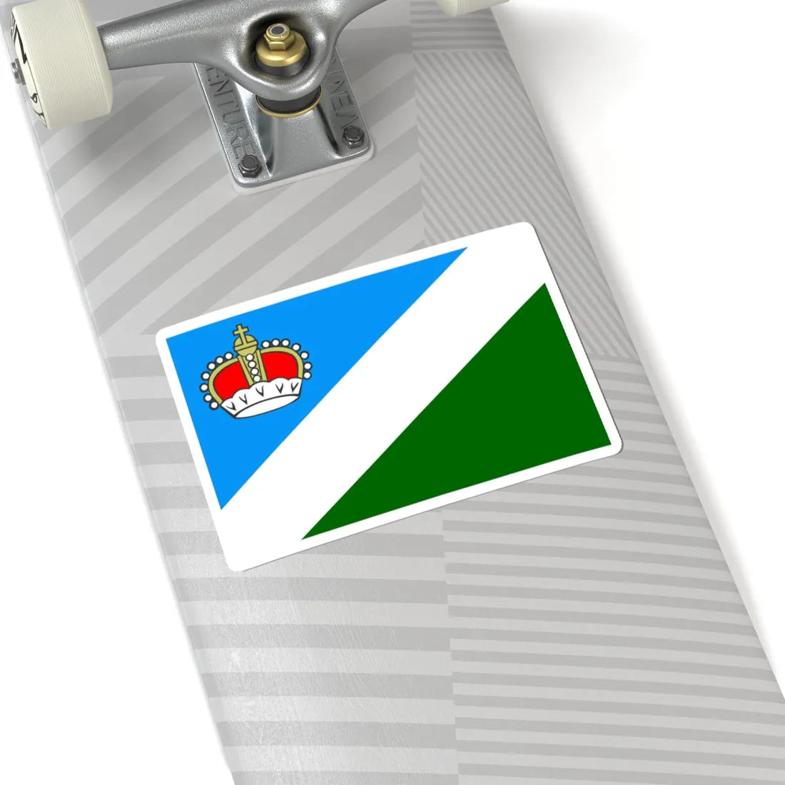 POL powiat augustowski flag (Poland) STICKER Vinyl Kiss-Cut Decal - The Sticker Space