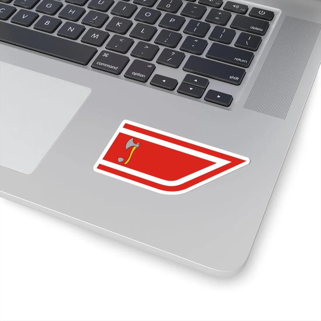 POL powiat bartoszycki flag (Poland) STICKER Vinyl Kiss-Cut Decal - The Sticker Space